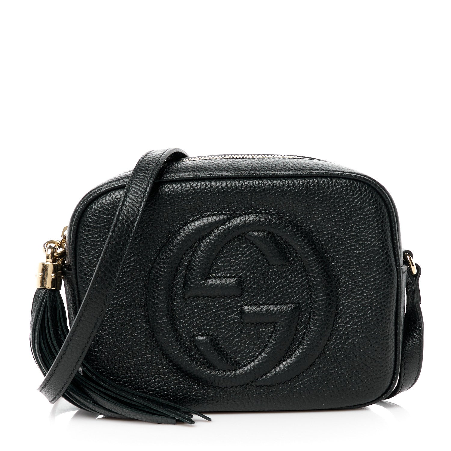 Gucci Pebbled Calfskin Small Soho Disco Bag Black 1 of 11