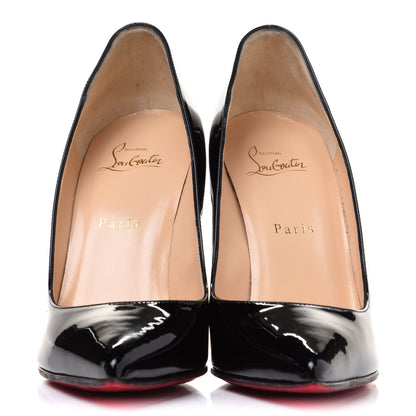 Christian Louboutin Patent Pigalle 100 Pumps 39 Black 2 of 11