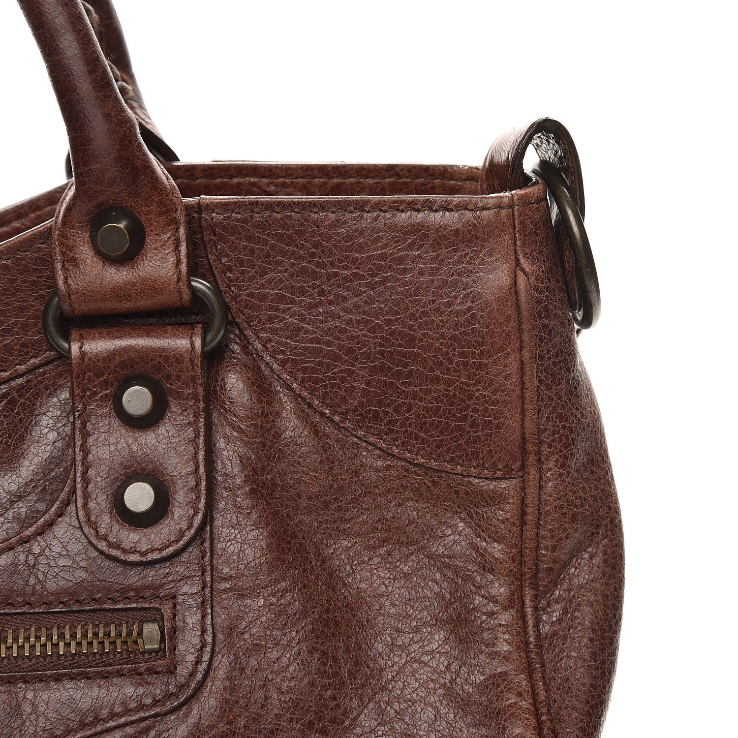 Balenciaga Agneau Classic Hardware Velo Castagna 9 of 13