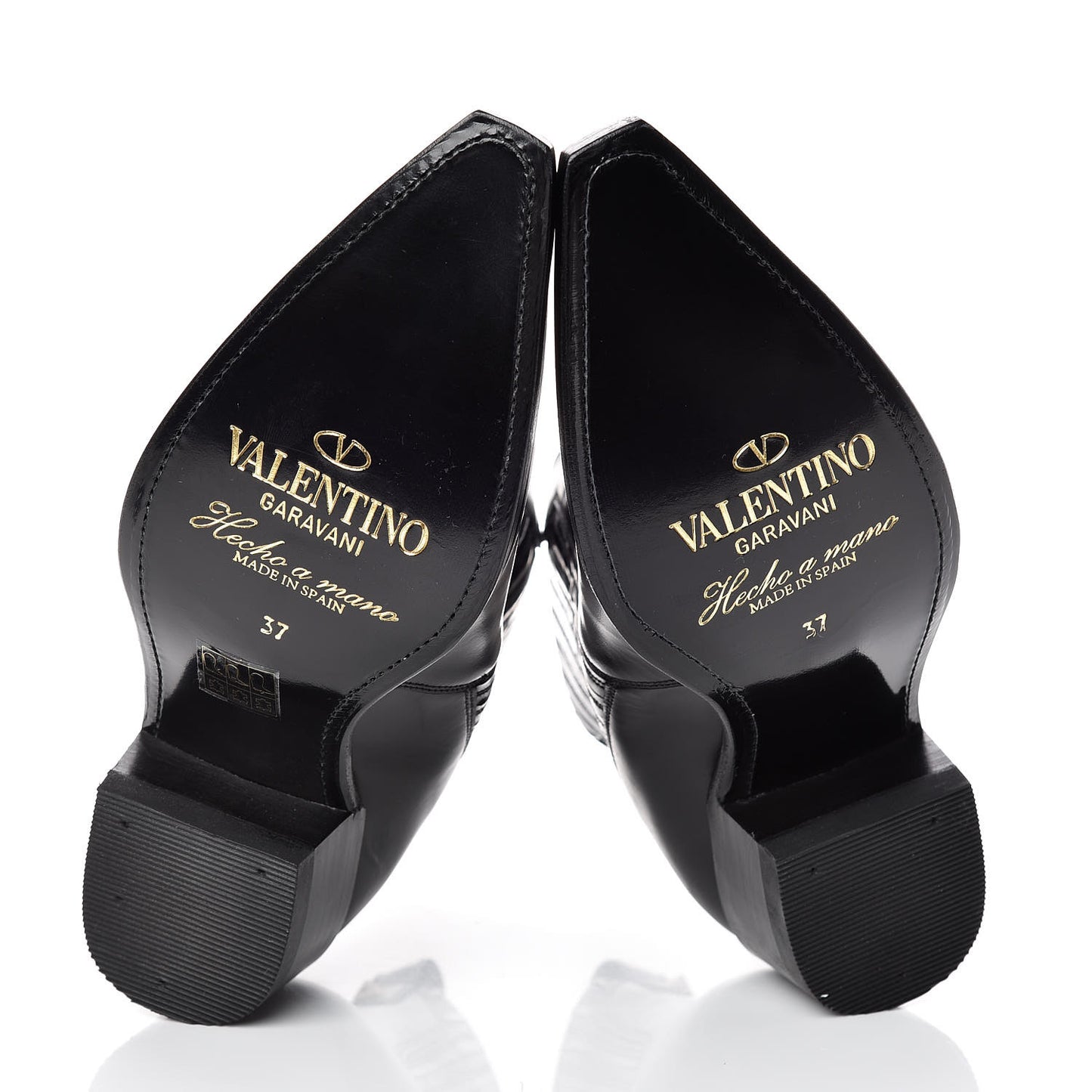 Calfskin Ranch 40mm Ankle Boots 37 Black