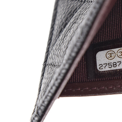 Chanel Caviar Quilted Compact Flap Wallet Black 8 of 9