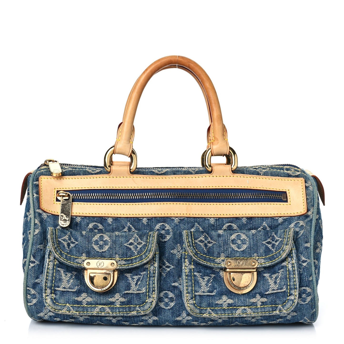 Monogram Denim Neo Speedy Blue