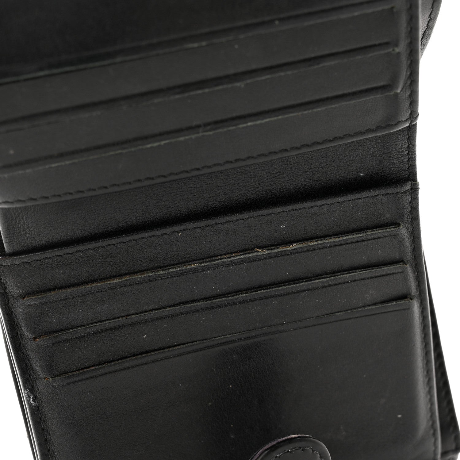 Chanel Patent Quilted Brilliant Compact Wallet Black 9 of 14