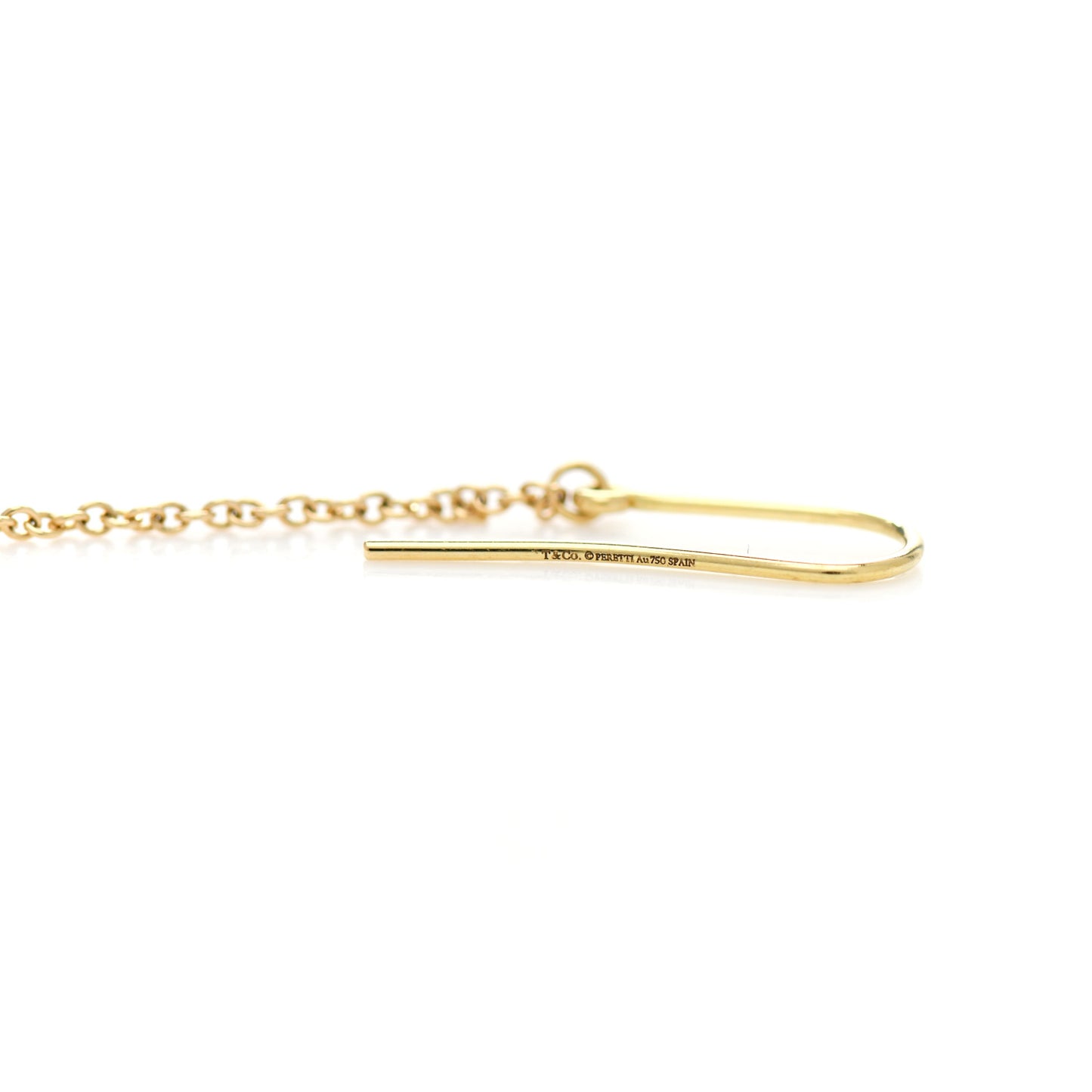 18K Yellow Gold Elsa Peretti Pearls By The Yard Drop Earrings
