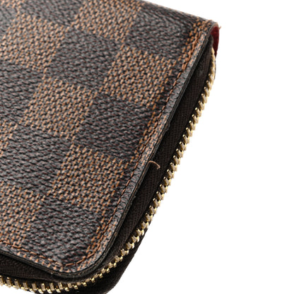 Louis Vuitton Damier Ebene Clemence Wallet Cherry 9 of 10