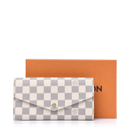 Louis Vuitton Damier Azur Sarah Wallet NM 26 of 26