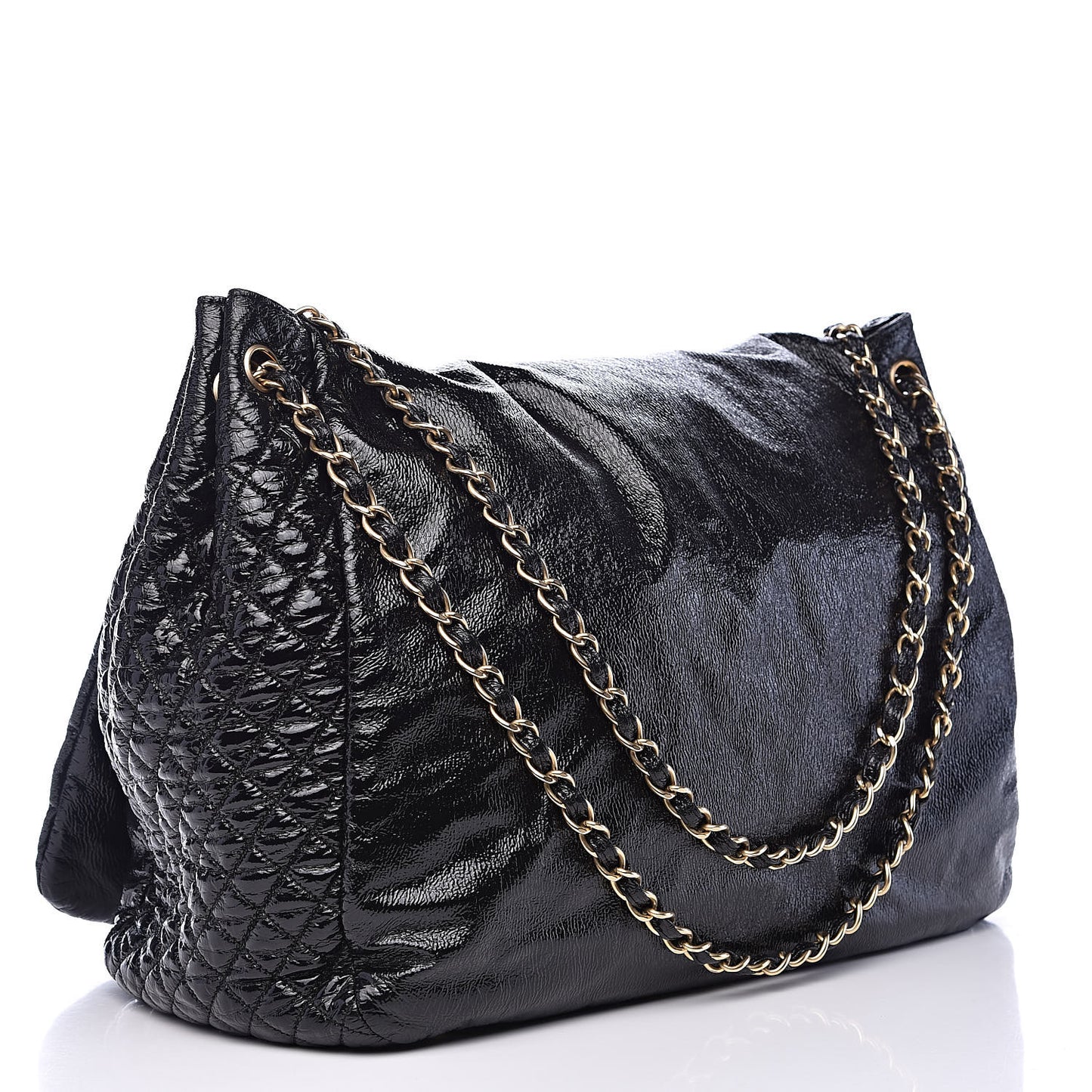 Vinyl XXL Rock and Chain Flap Black
