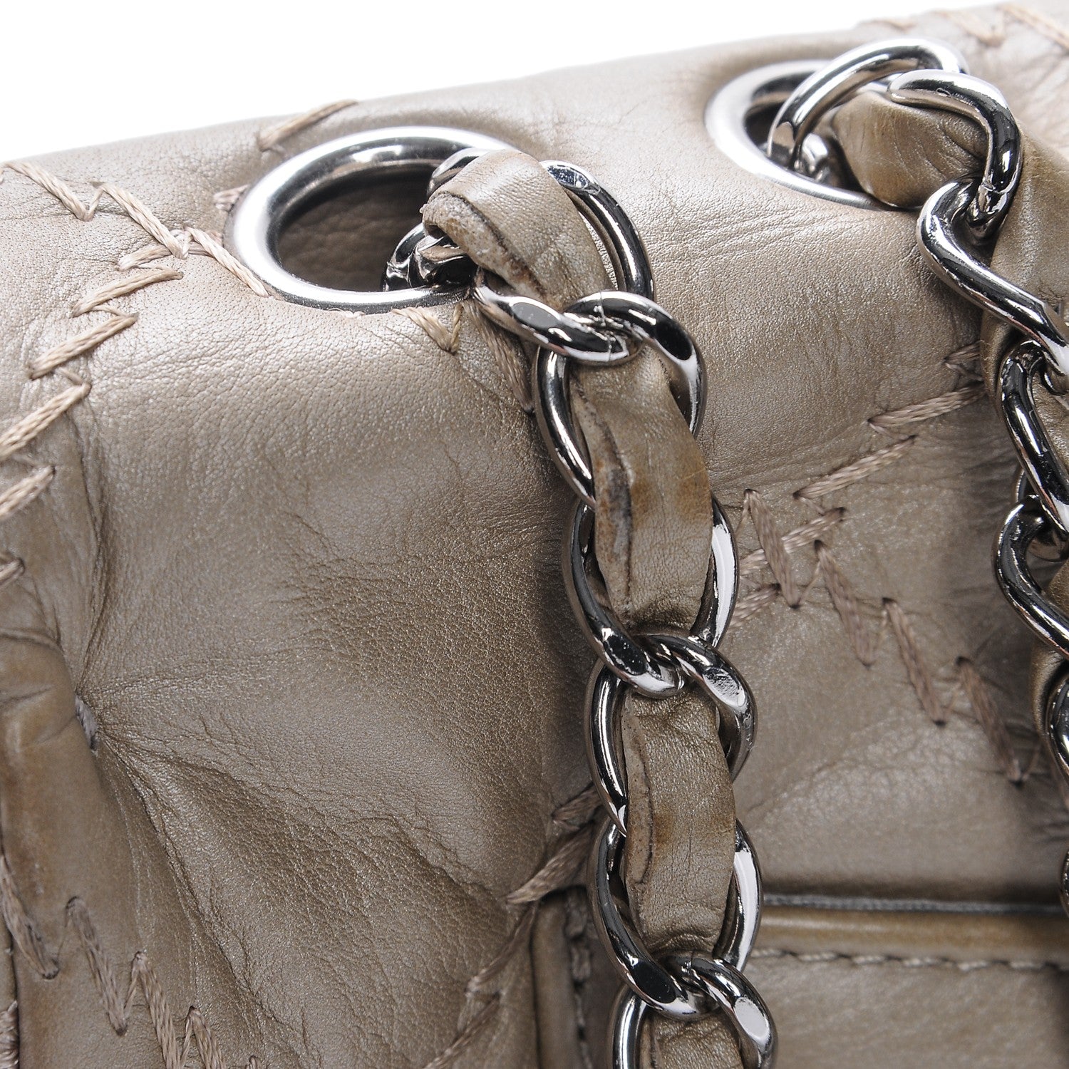 Chanel Calfskin Ultimate Stitch Flap Gold 10 of 12