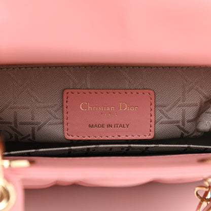 Christian Dior Lambskin Cannage Small Lucky Badges My Lady Dior Pink 5 of 7