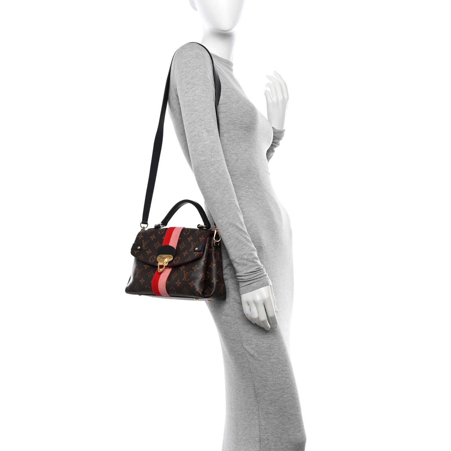 Louis Vuitton Monogram Georges BB Coquelicot Peach 3 of 12