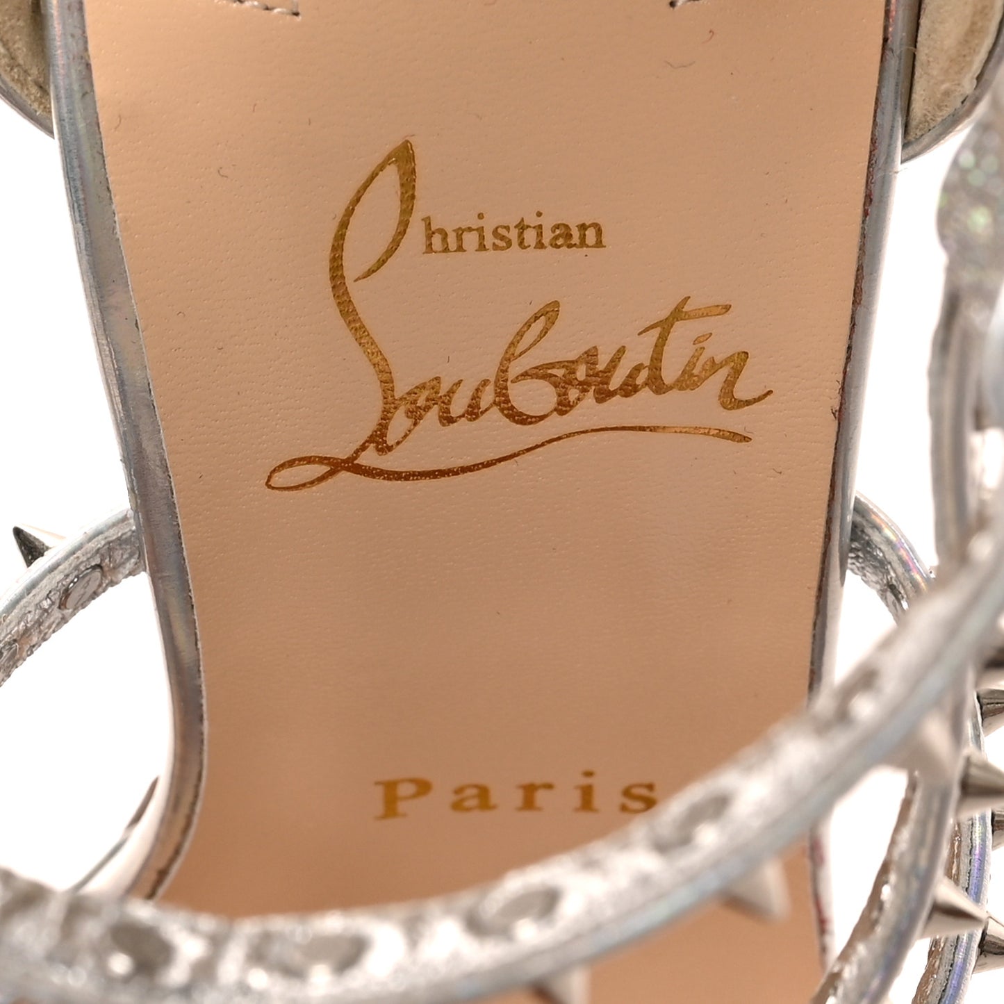 Lurex Specchio Choca Lux Sandals 39 Silver