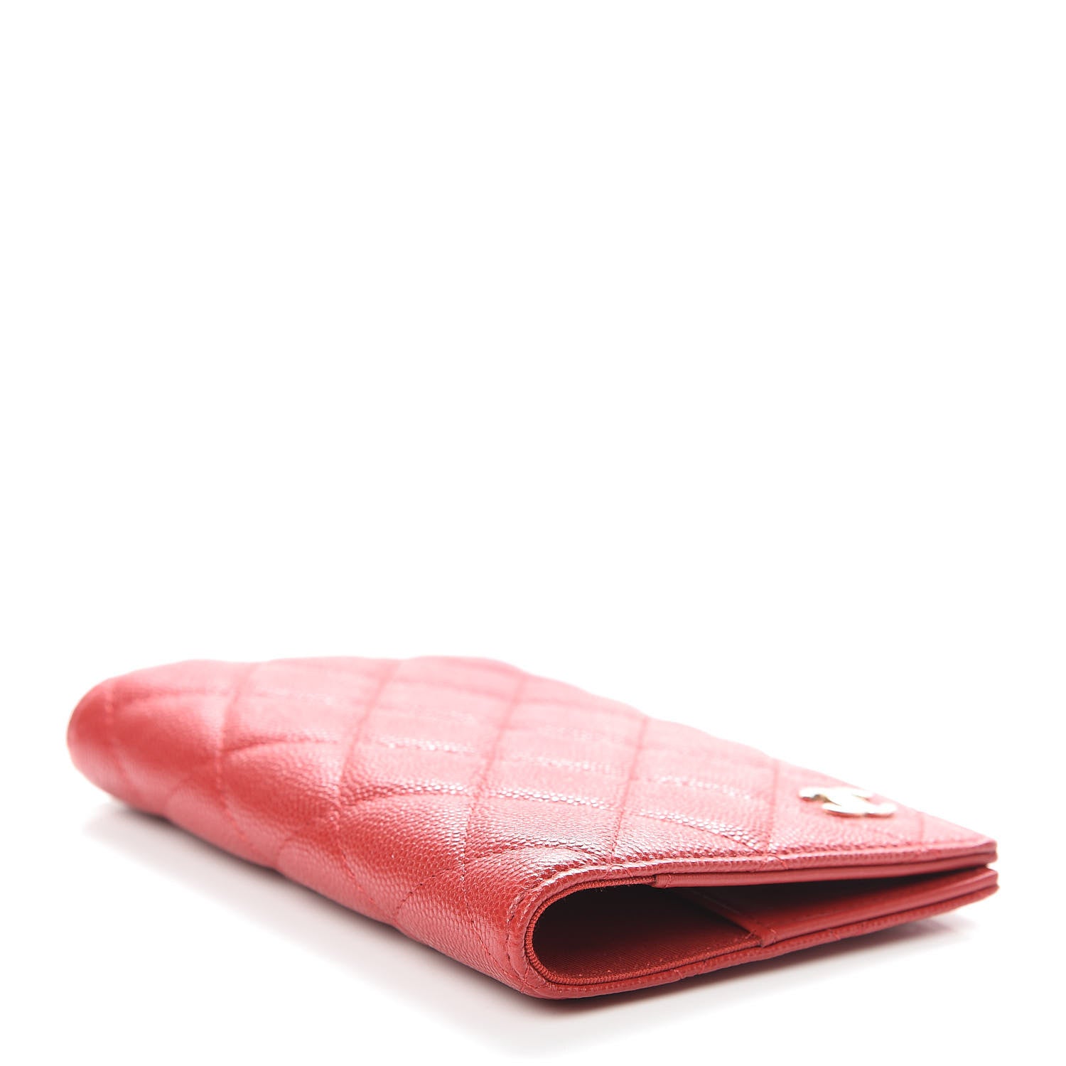 Chanel Caviar Quilted Passport Holder Red 4 of 8