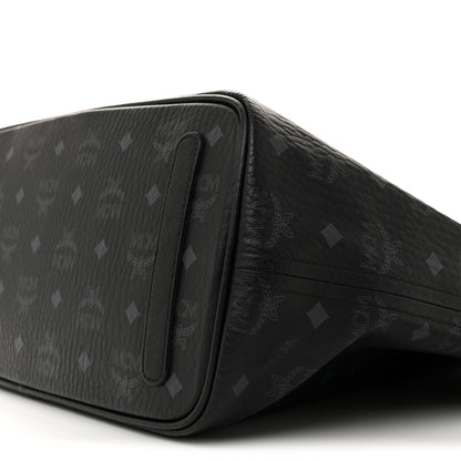 MCM Visetos Medium Liz Reversible Shopper Tote Black 16 of 17