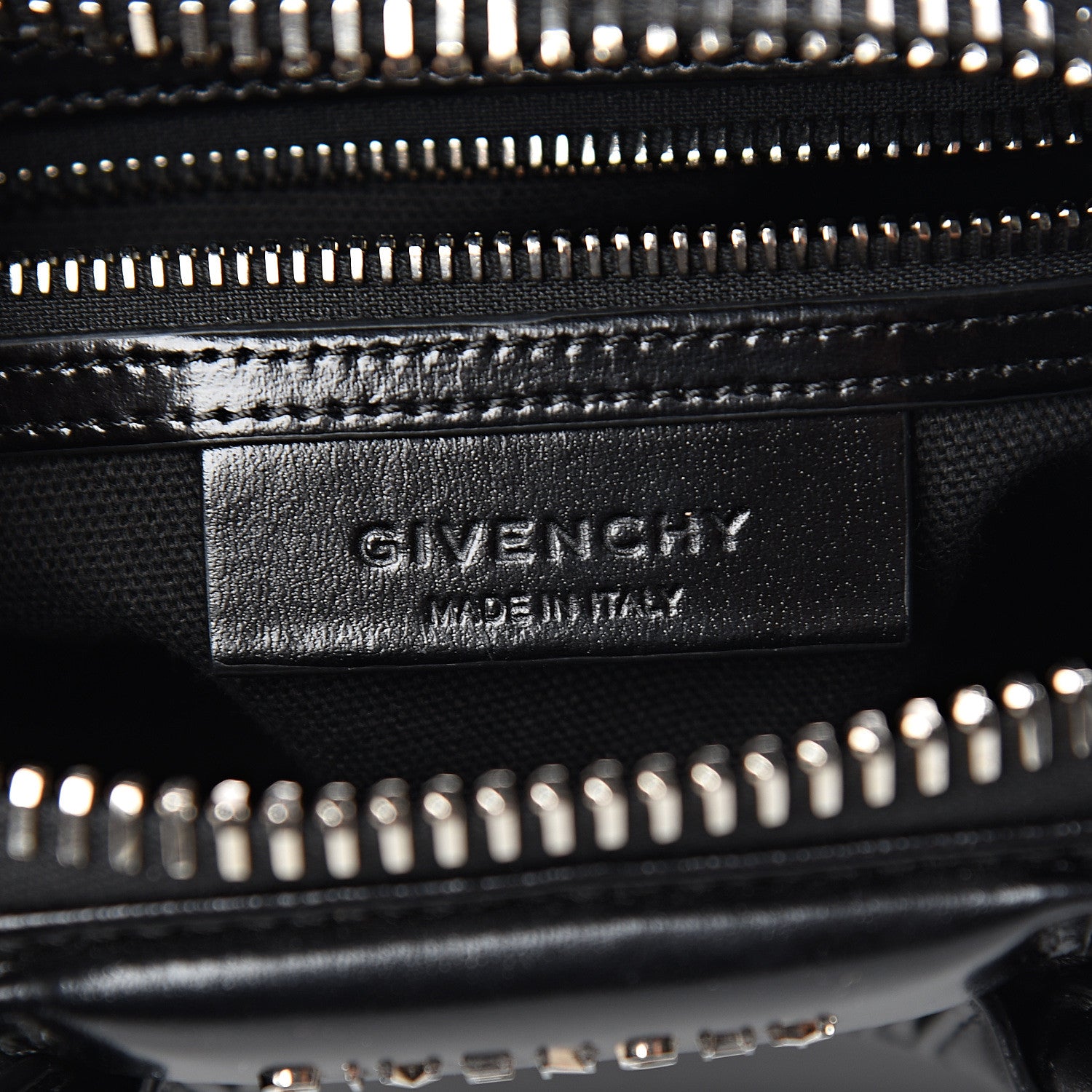 Givenchy Shiny Lord Calfskin Mini Antigona Black 5 of 9
