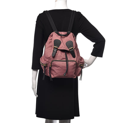Burberry Nylon Medium Rucksack Backpack Mauve Pink 2 of 10
