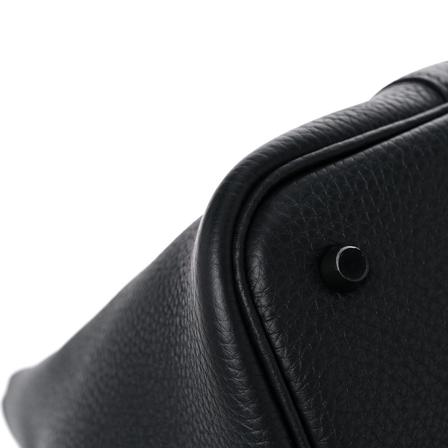 Taurillon Clemence Monochrome Picotin Lock 22 MM Black