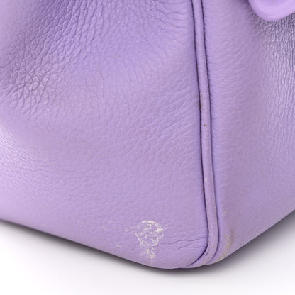 Versace Calfskin Medusa Small Top Handle Handbag Lilac 12 of 17