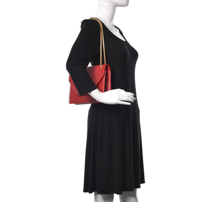 Saint Laurent Calfskin Medium Classic Betty Red 2 of 12