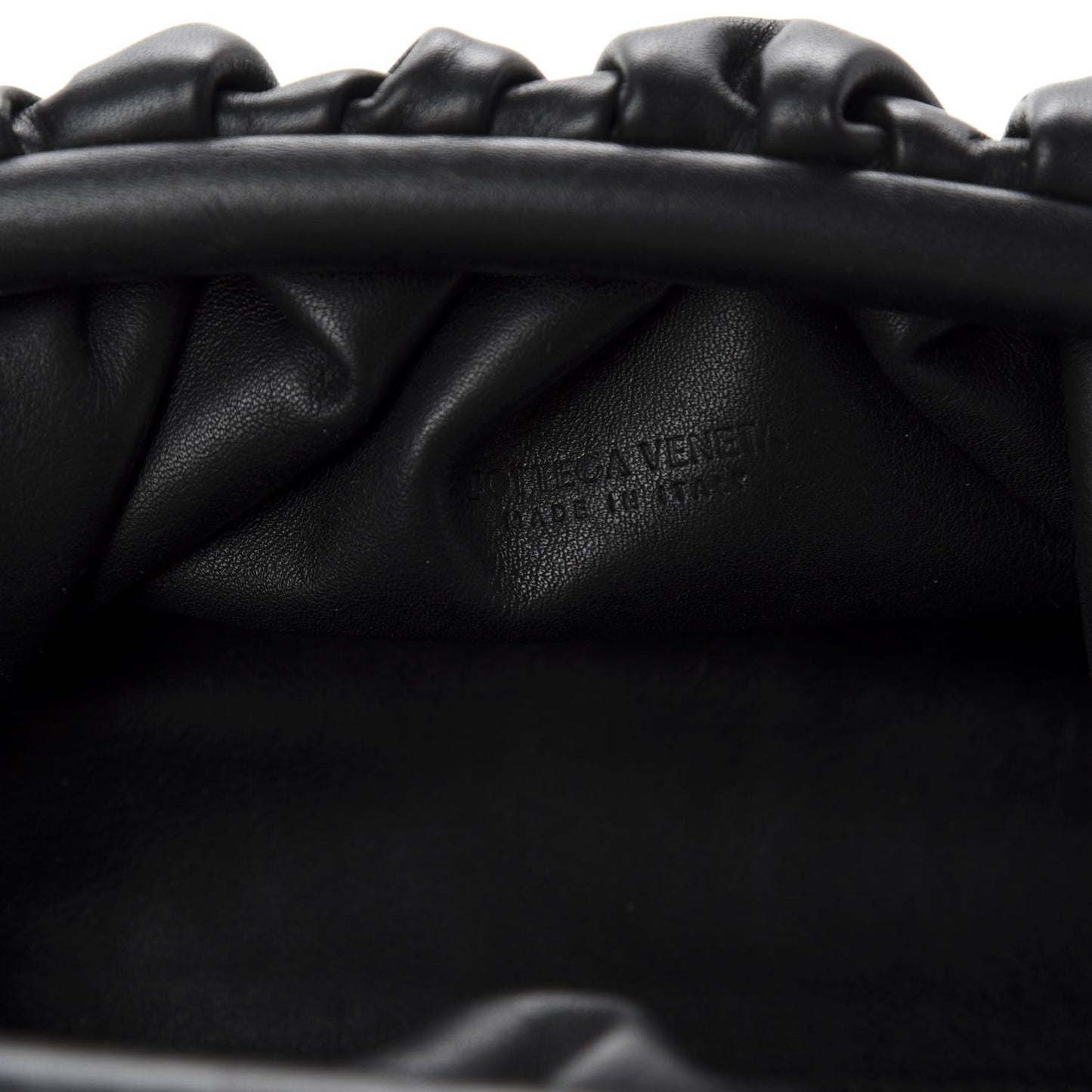 Butter Calfskin The Mini Pouch Black