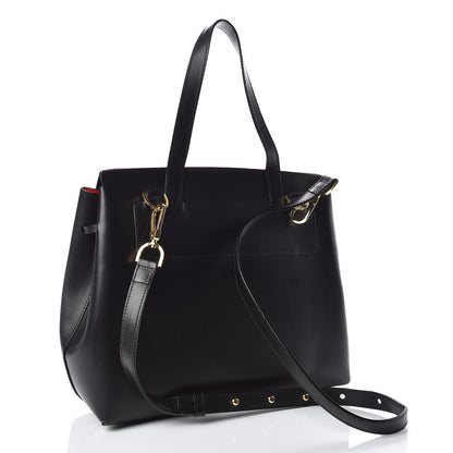 Mansur Gavriel Calfskin Lady Bag Black Flamma 3 of 13
