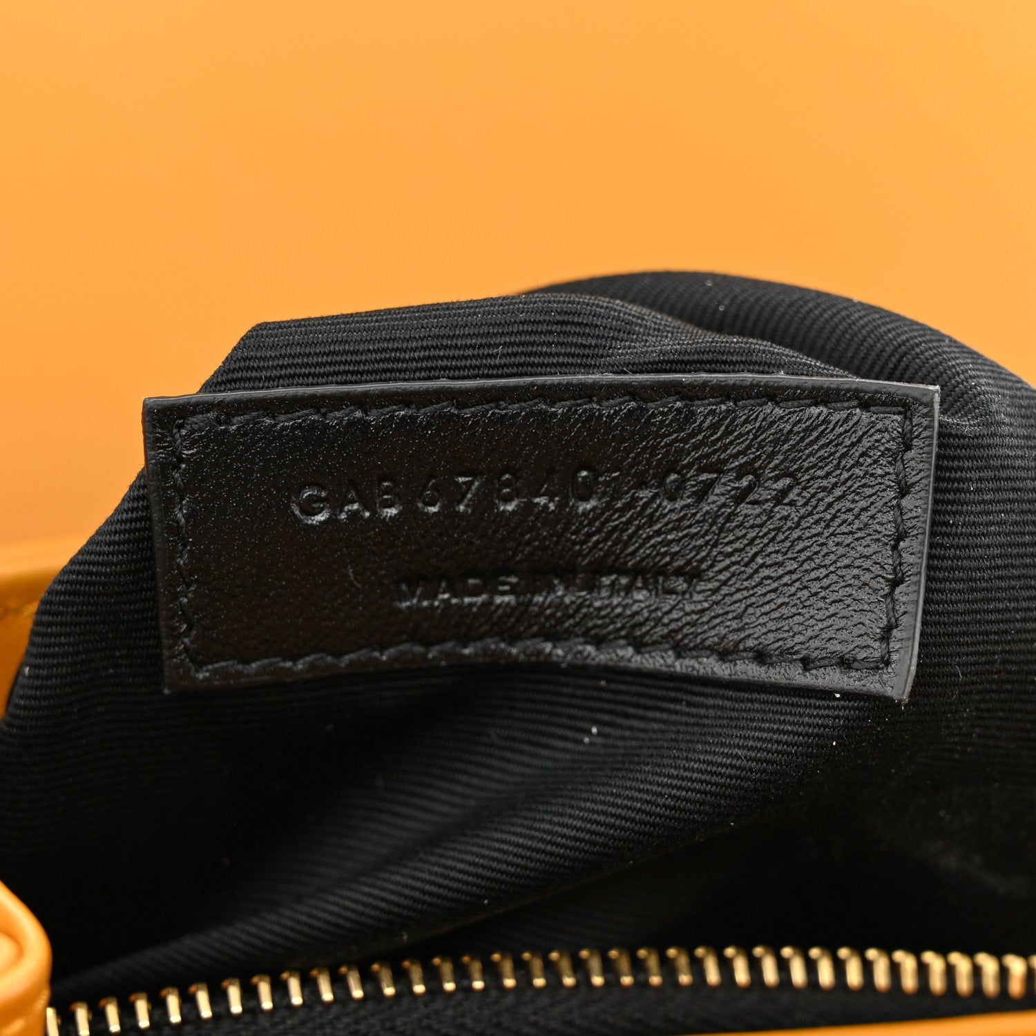 Saint Laurent Calfskin Y Quilted Monogram Toy Loulou Crossbody Bag Cheddar 7 of 10