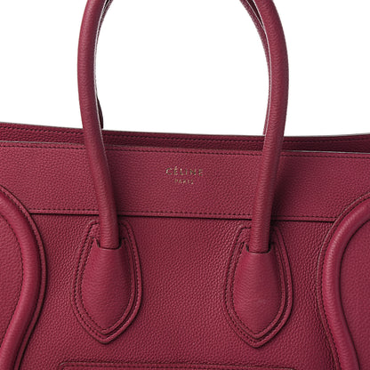 Celine Baby Drummed Calfskin Micro Luggage Plum 9 of 9