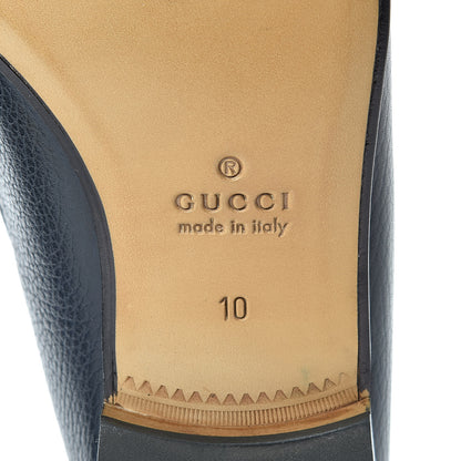Gucci Road Calfskin Mens Horsebit Loafers 10 Blue 6 of 8