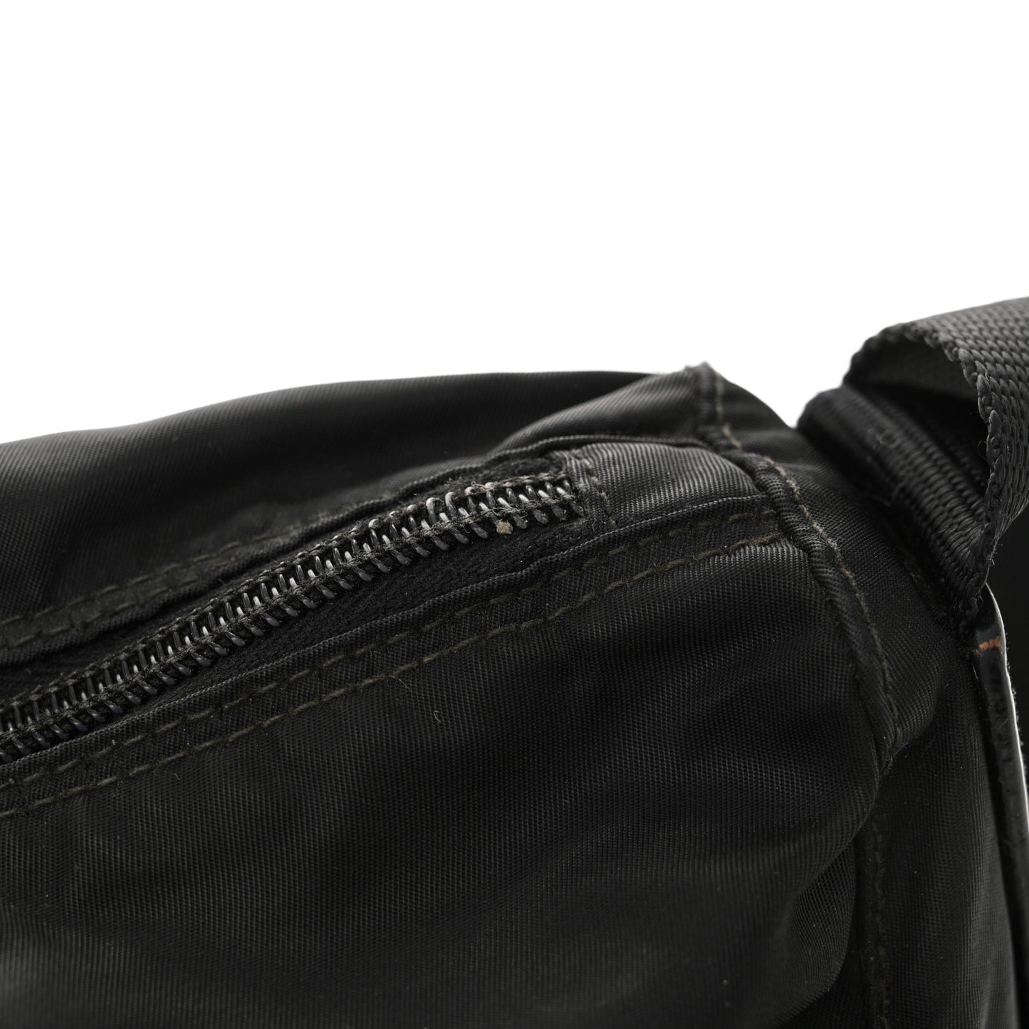 Tessuto Nylon Messenger Bag Black