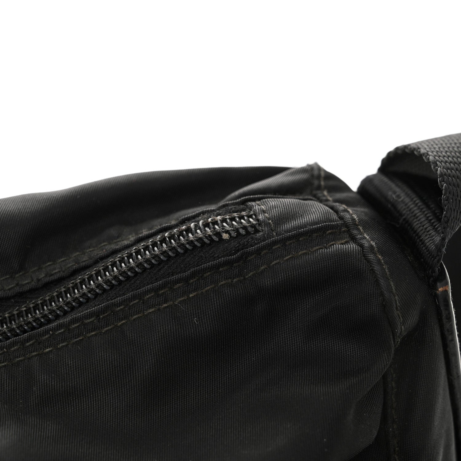 Prada Tessuto Nylon Messenger Bag Black 12 of 13