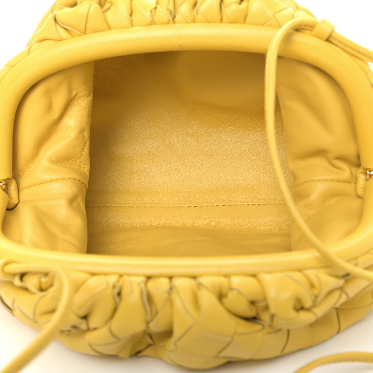 Bottega Veneta Nappa Intrecciato The Mini Pouch Buttercup 4 of 8