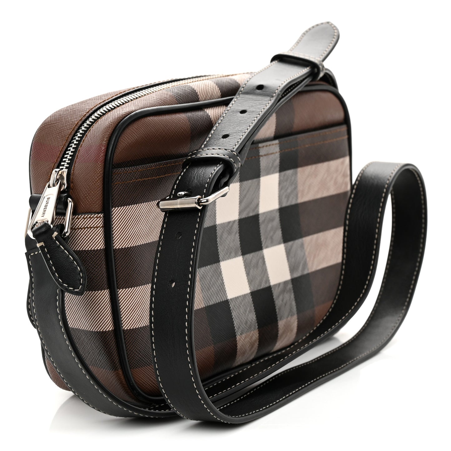 Canvas Check Paddy Messenger  Birch Brown