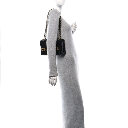 Chanel Calfskin Quilted Enchained Flap Black 2 of 10