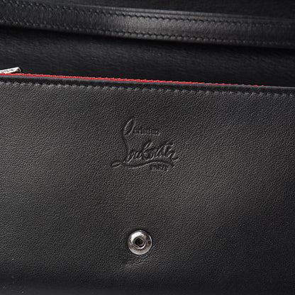Christian Louboutin Calfskin Spikes Boudoir Wristlet Black 5 of 7