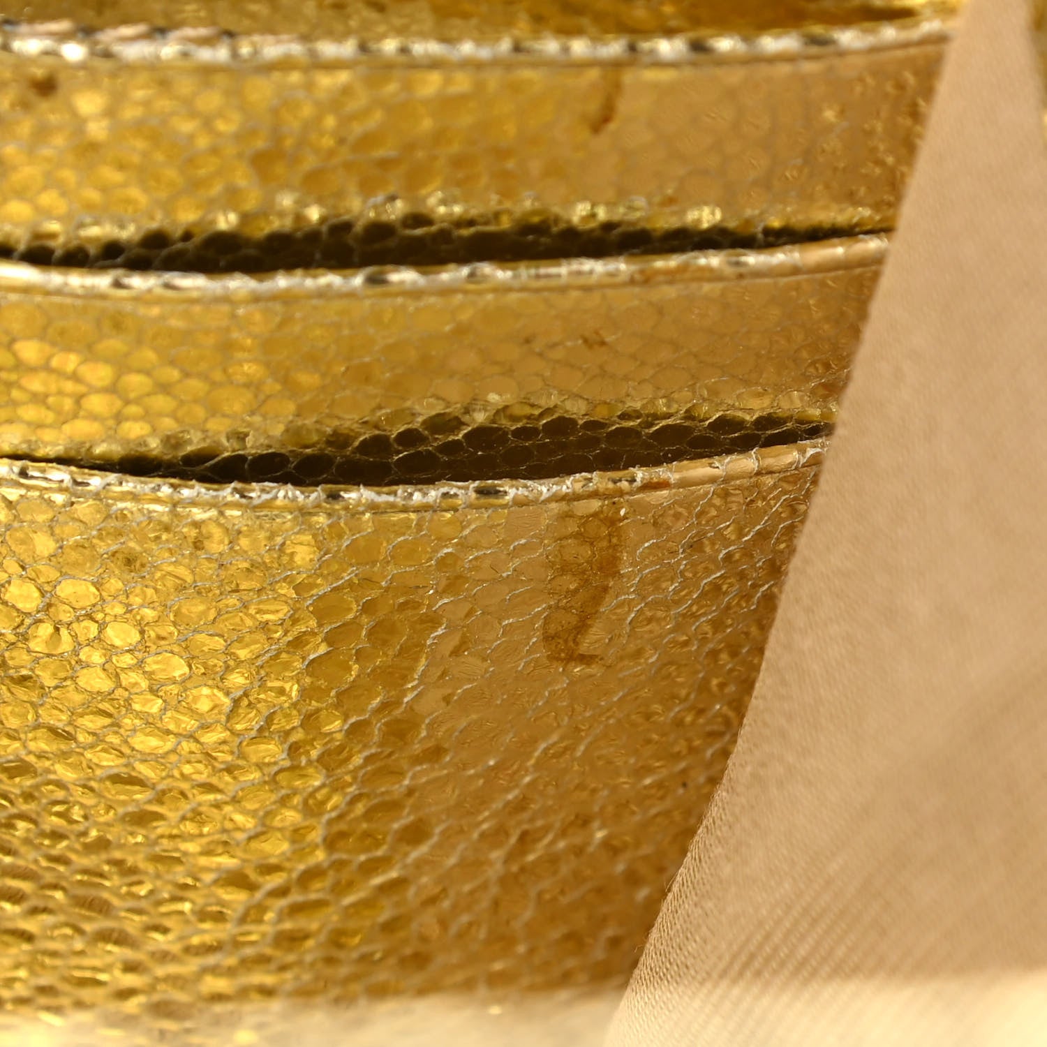Jimmy Choo Glitter Fabric Reese Clutch Wallet Metallic 9 of 9