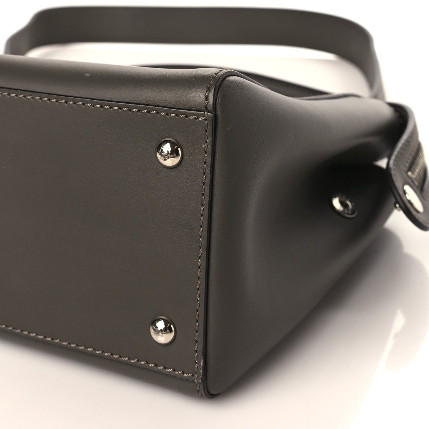 Vitello Baltico Dolce DotCom Satchel Carbone Menta