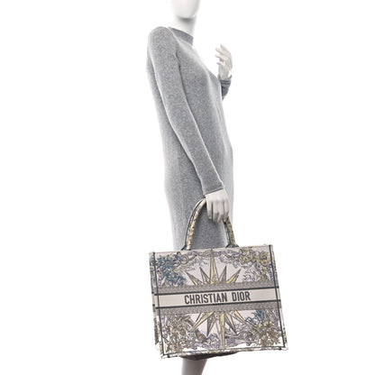 Christian Dior Canvas Embroidered Large Rêve d'Infini Book Tote Multicolor 2 of 10