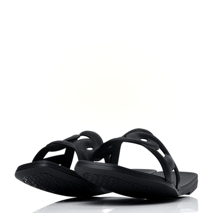 Hermes Rubber Aloha Sandals 38 Black 4 of 9