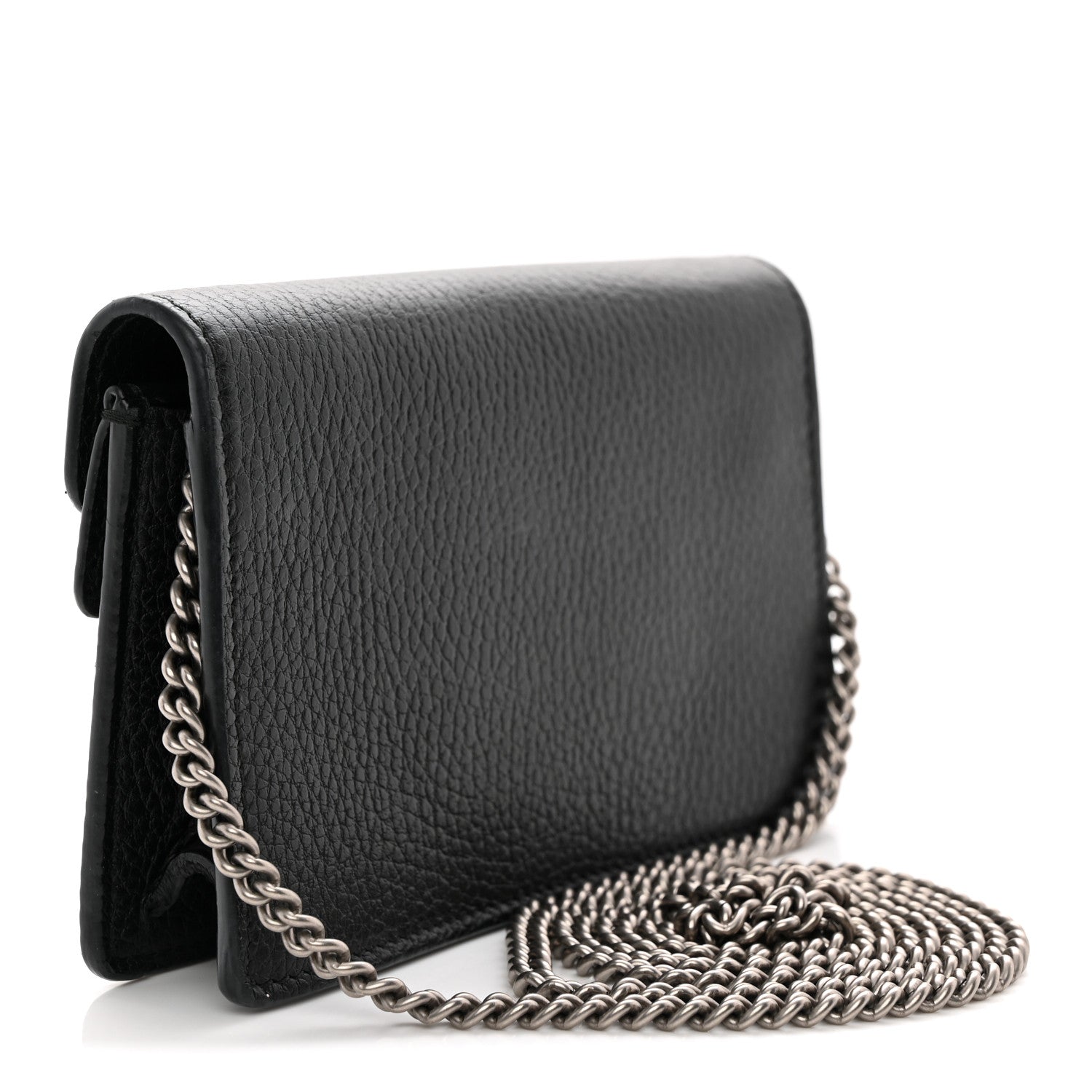 Gucci Calfskin Super Mini Dionysus Shoulder Bag Black 3 of 9