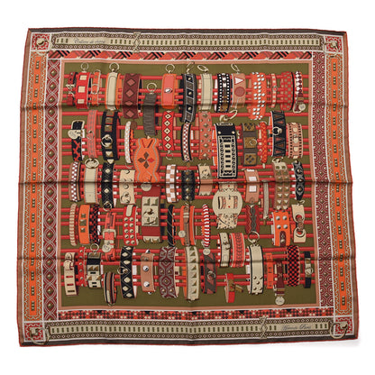 Hermes Silk Colliers de Chiens Scarf 90 1 of 9
