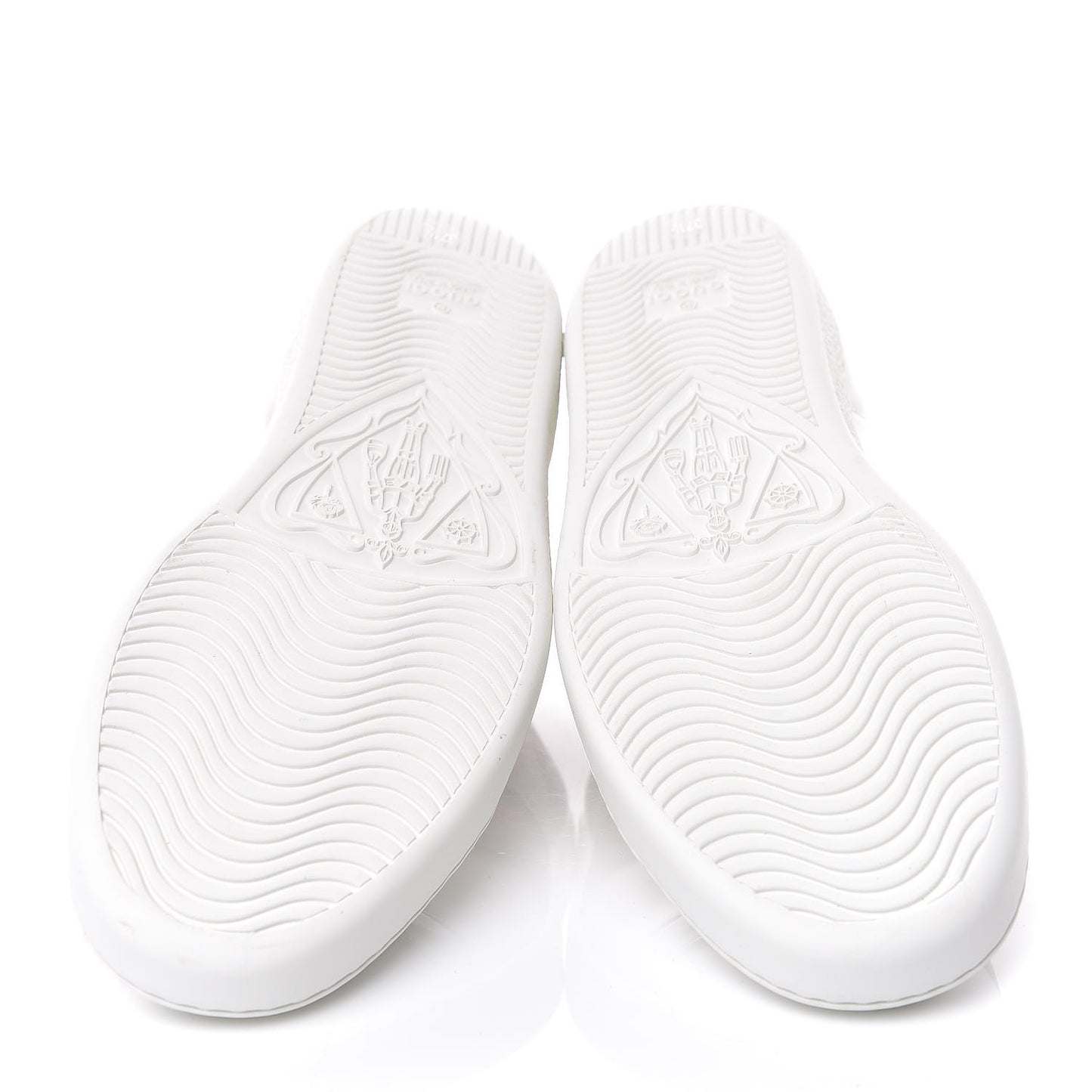 Calfskin Crocodile Web Womens Ace Sneakers 37.5 White Green