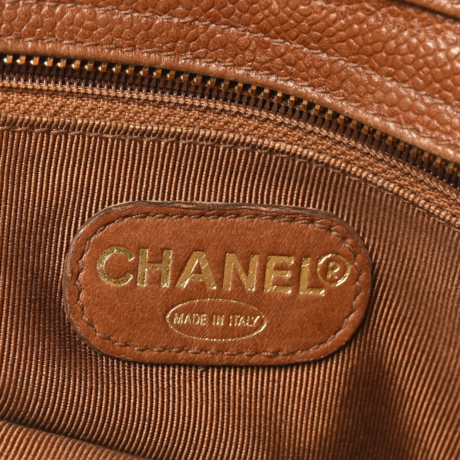 Chanel Caviar Shoulder Bag Brown 6 of 9