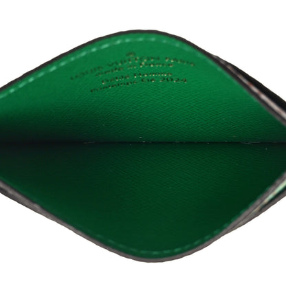 Louis Vuitton Damier Pop Porte Cartes Simple Green 4 of 6