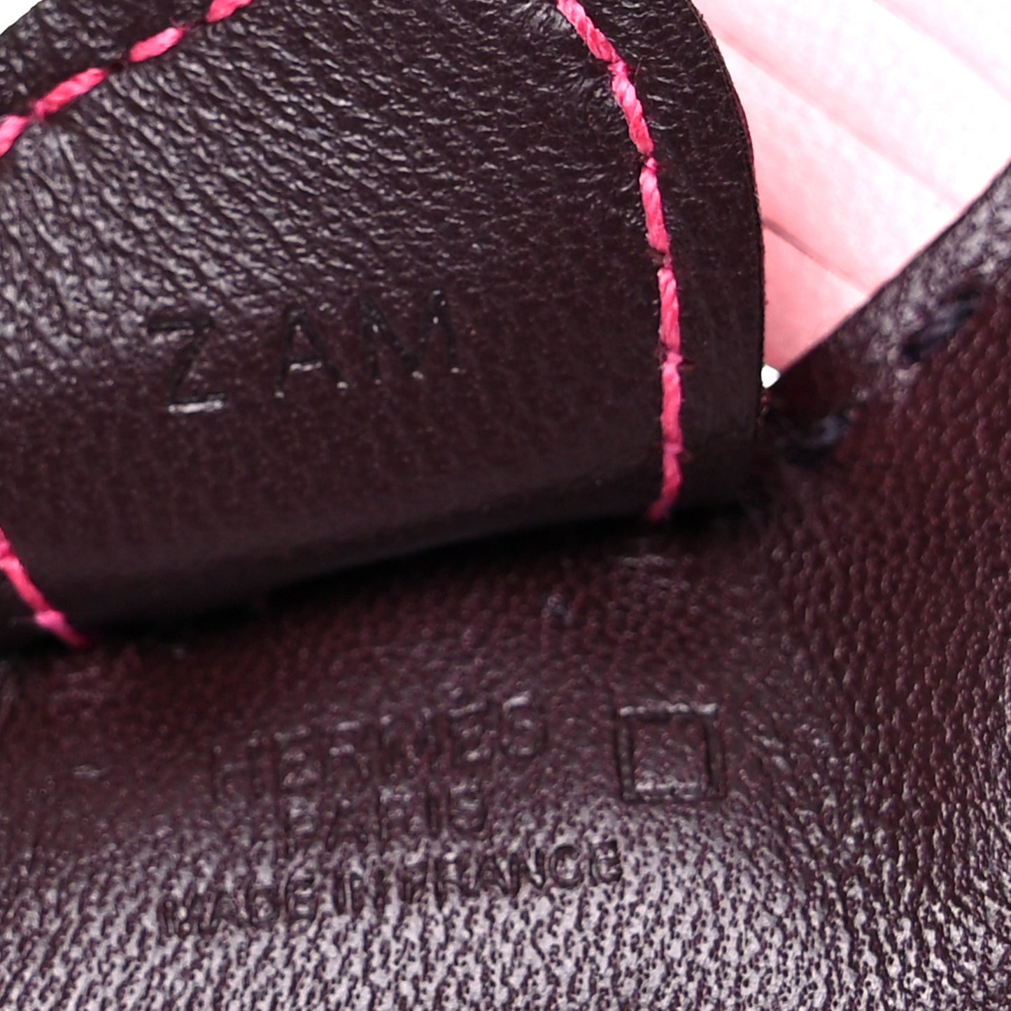 Milo Lambskin Matte Alligator Touch Grigri Rodeo Horse Bag Charm PM Rouge Sellier Framboise Rose Sakura