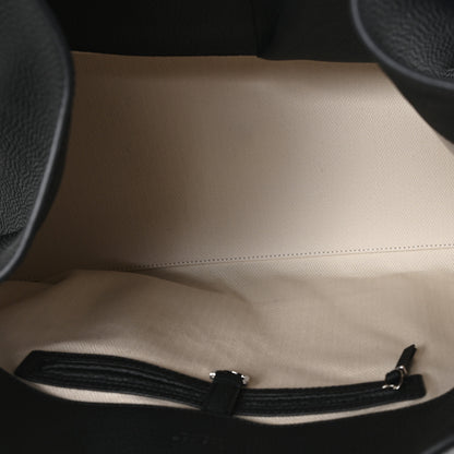 The Row Grained Calfskin Soft Margaux 17 Black 5 of 9