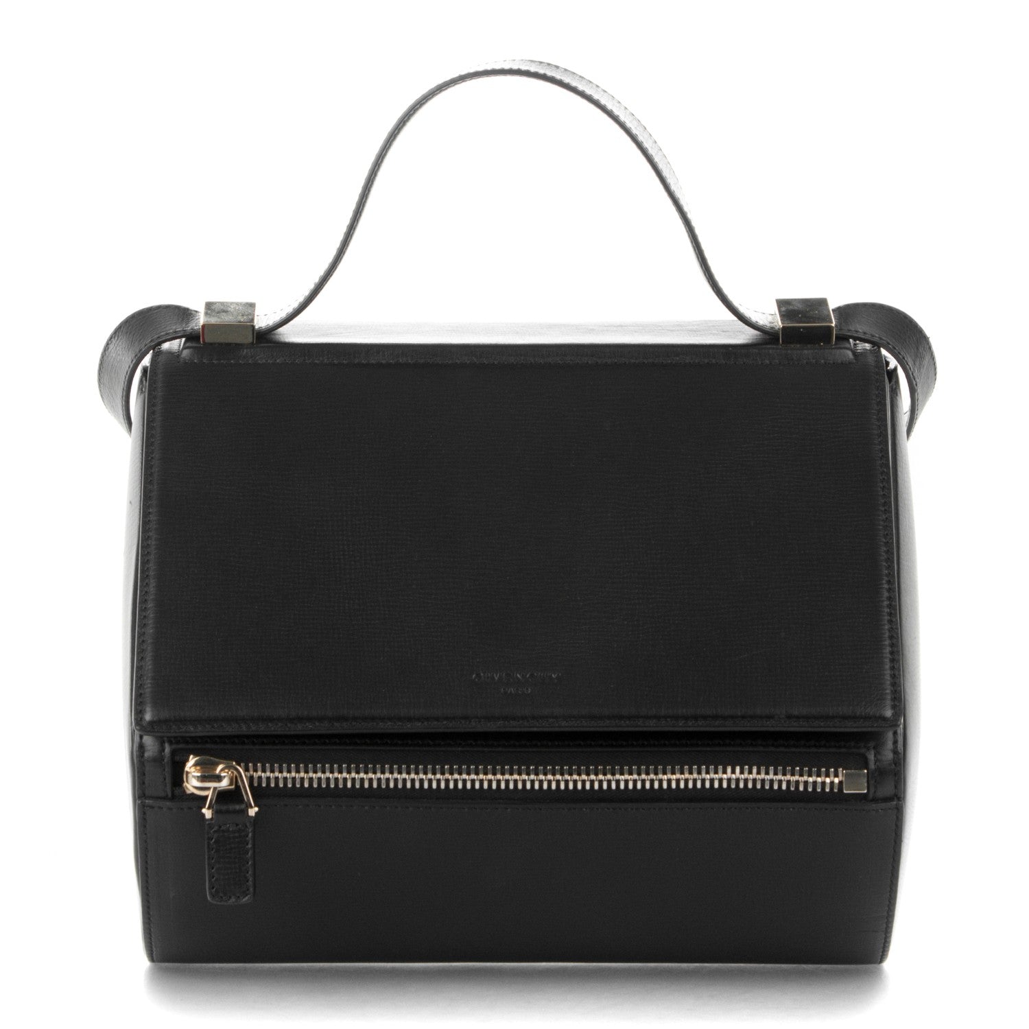 Givenchy Textured Calfskin Medium Pandora Box Crossbody Bag Black 1 of 8