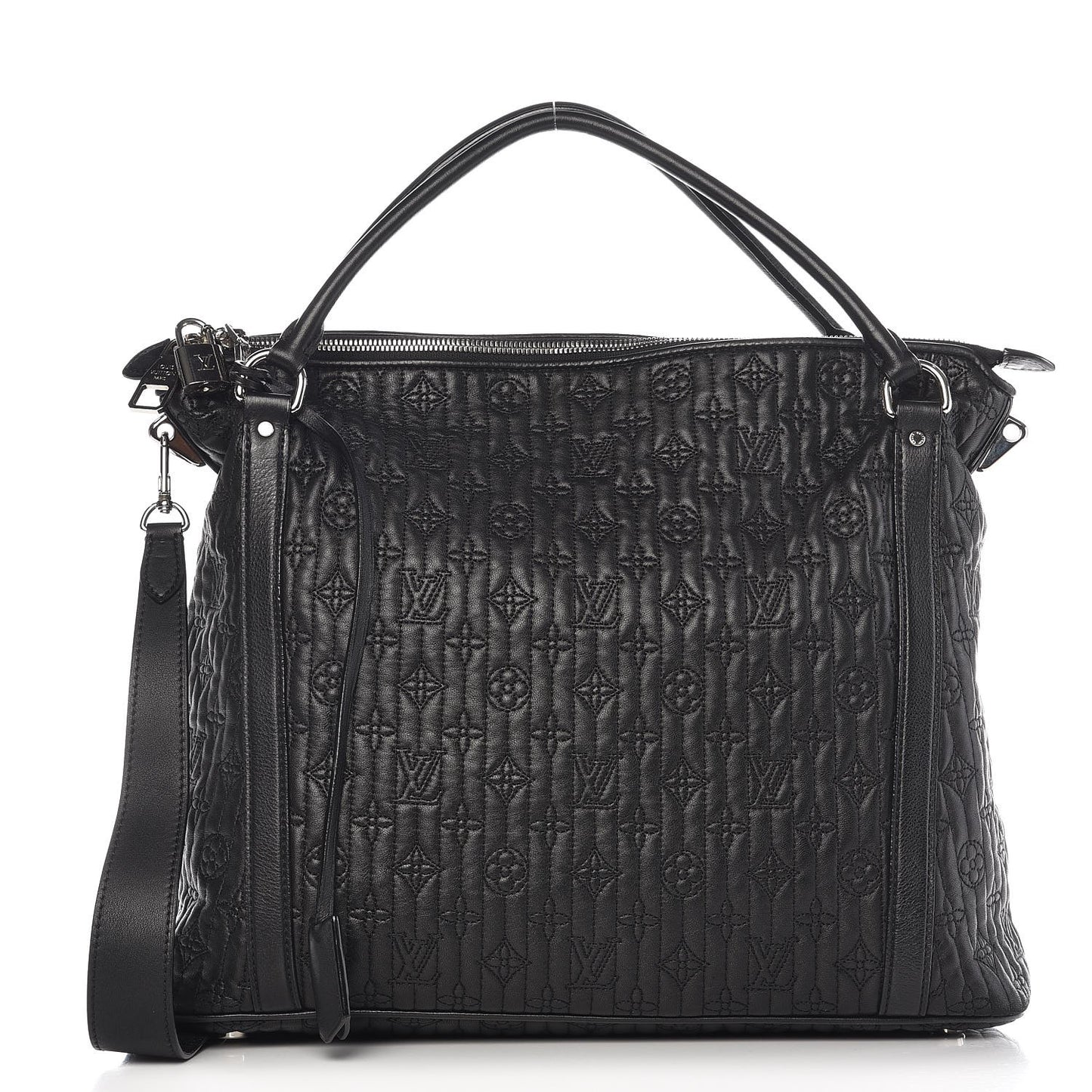 Monogram Lambskin Antheia Ixia MM Black
