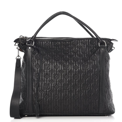 Louis Vuitton Monogram Lambskin Antheia Ixia MM Black 1 of 12