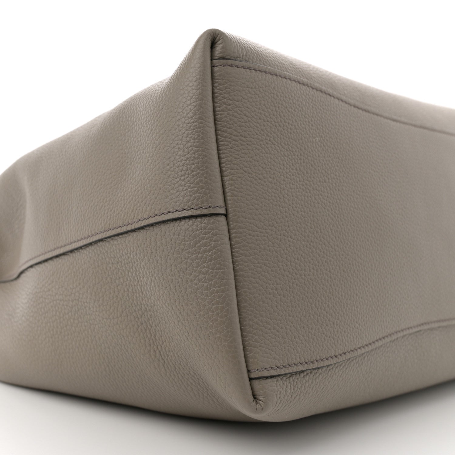 Prada Vitello Daino Logo Hobo Argilla 9 of 10