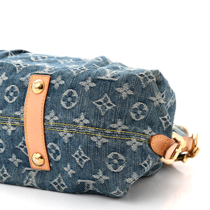 Louis Vuitton LOUIS VUITTON Denim Neo Cabby MM Blue 9 of 13