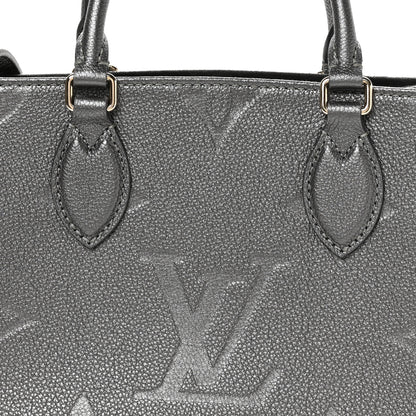 Louis Vuitton Empreinte Monogram Giant Onthego PM Gun Metal 7 of 10